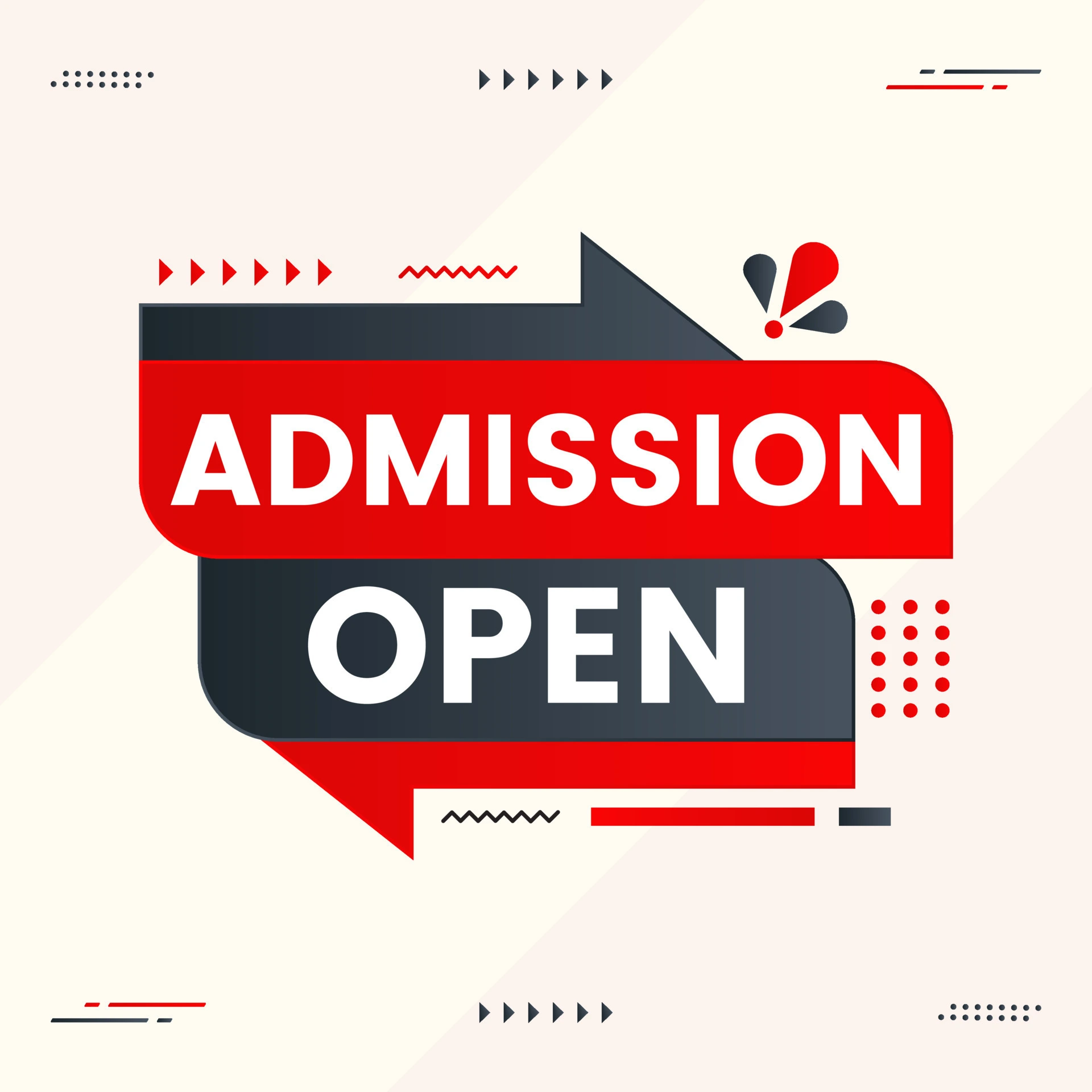 Admission Open !